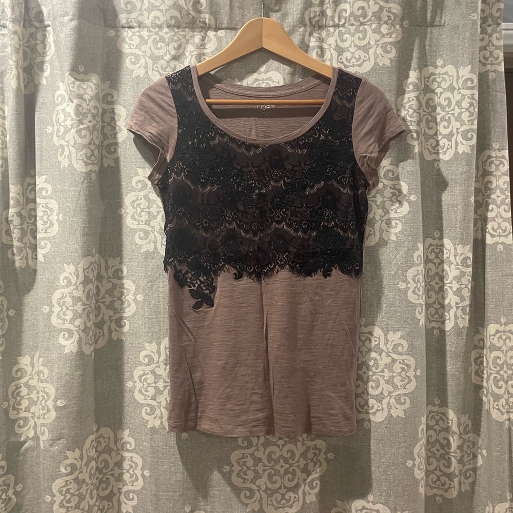 Y2k lace loft top